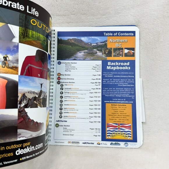 Northern BC Backroad Mapbook - Spiralbound by Russell Mussio - Picture 5 of 7